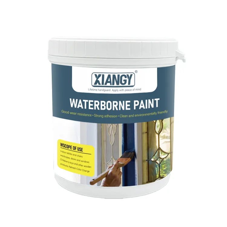 Apprêt de peinture waterbrone en spray acrylique transparent à capacité personnalisée Peinture acrylique à base d'eau