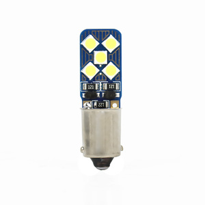 LANSEKO CANBUSLED電球BA9SBAX9S BAY9SH6W3030チップ付き500LMインテリア読書用ドームグローブボックス計器パネルライト