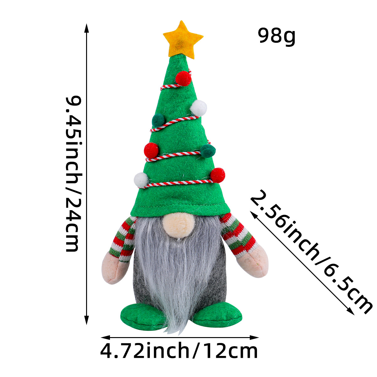 ตุ๊กตาต้นไม้สีเขียวสำหรับผู้ชาย