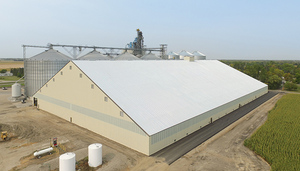 Agricultural Steel Frame Grain Warehouse Large Span Storage Structure Prefabricated Steel Grain <strong>Silos</strong> for Agricultural Storage