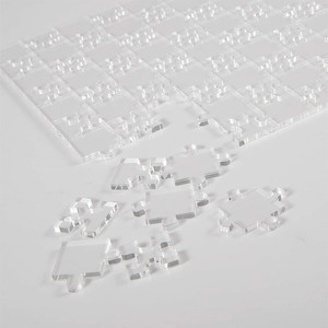 108 pcs rõ ràng Acrylic thân thiện với môi hình dạng phim hoạt hình ghép hình câu đố thiết lập thách thức khó khăn nhất Trò chơi câu đố cho trẻ em Đồ chơi quảng cáo - Product Image 2