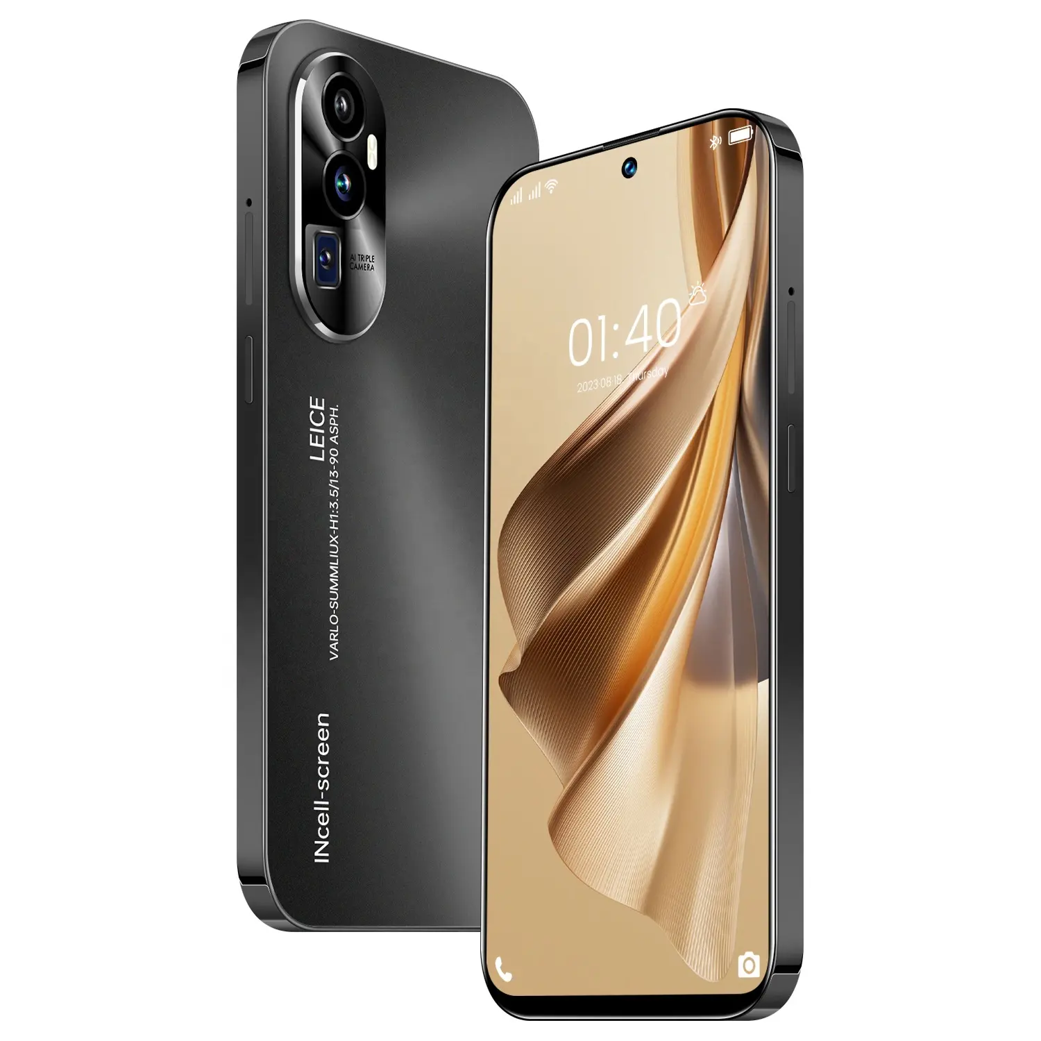 Alta qualidade Reno10 Pro + Frete grátis Com acessórios 16GB + 1TB Original 5G telefone móvel 7800mAh bateria durável celular