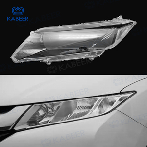 Honda şehir 2015 2016 2017 için araba far Lens yedek otomatik kabuk cam - Product Image 1