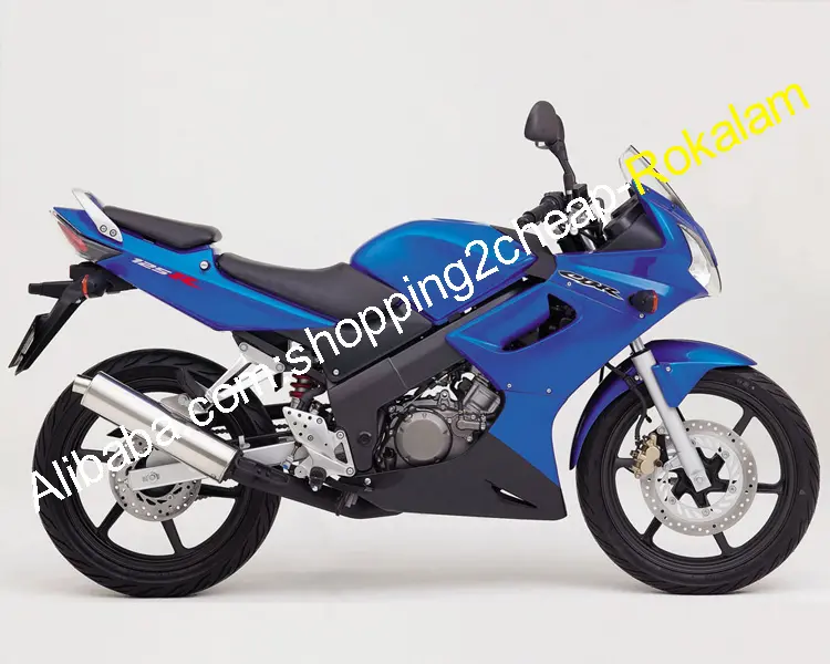 For Honda CBR125R CBR125RR CBR 125R 125RR CBR125 R 2002 2003 2004 2005 2006 Blue Black Factory Motorcycle Fairing Kit