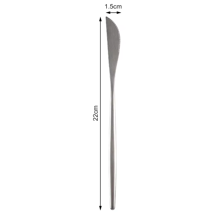 Couteau de table en argent