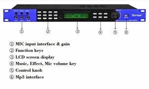 Berase Output DSP Audio Digital Crossover System Procesador DAP480 4 Entrada 8 Gestión de altavoces Procesador digital - Product Image 6
