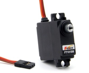 Feetech 8.5Kg <strong>Micro</strong> Digital RC Steering <strong>Servo</strong> <strong>Motor</strong> 0.13s High Speed HV 20g Mini <strong>Servo</strong> FT1018M for 1/10 1/12 RC Car Helicopters - Product Image 1