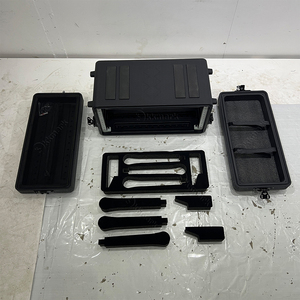 可拆卸HDPE工具箱黑白u板2U 3U 4U 6U 8U盒空间冲击安装和机架道路飞行箱 - Product Image 5