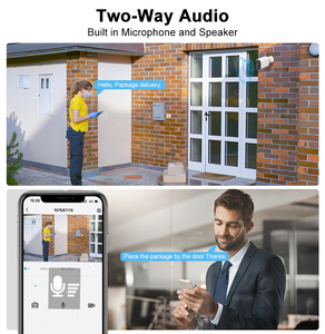 Cámara de seguridad ip inalámbrica para el hogar, dispositivo inteligente de resolución HD, con wifi, OEM ODM, IP65 - Product Image 5