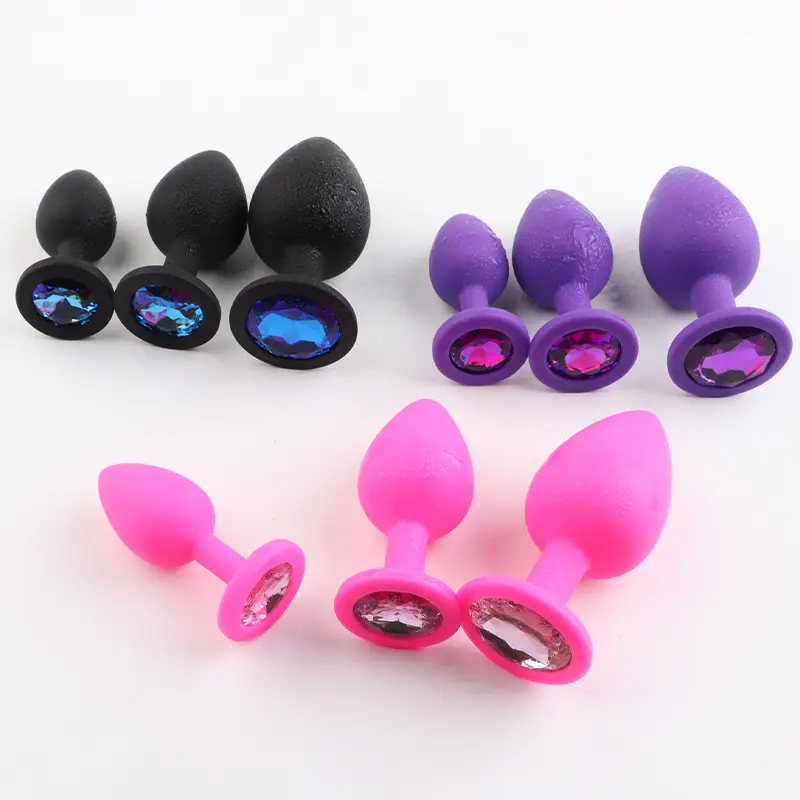 Wireless Remote Control Electric Silicone Small Size Vestibule Anal Plug Sex Toy For Men And Women
