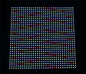 Ws2812b SMD5050สีเต็มรูปแบบ RGB เปลี่ยนสีได้30*30ซม Matrix Sk6812จอแสดงผลพิกเซลแบบยืดหยุ่นที่ตั้งโปรแกรมได้แบบดิจิตอล