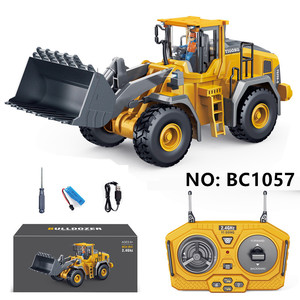 2.4G elektrikli uzaktan kumanda alaşım iş makinesi ekskavatör buldozer sürüklenen özelliği RC araba modeli oyuncak Boys için - Product Image 6