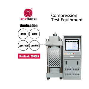 Carico massimo 2000KN laboratorio idraulico macchina per prove di compressione del calcestruzzo in mattoni apparecchiature di prova del calcestruzzo - Product Image 2