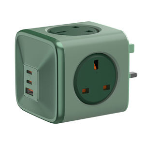 4-Wege-Steckdosenverlängerung Multi-Stecker Hochleistungs-Multi-Power-UK-Verlängerung buchse mit USB-Stecker