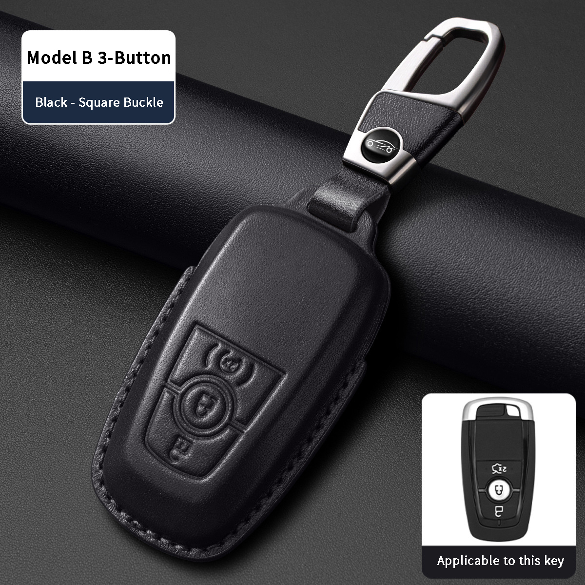Modelo B 3 Botones Negro