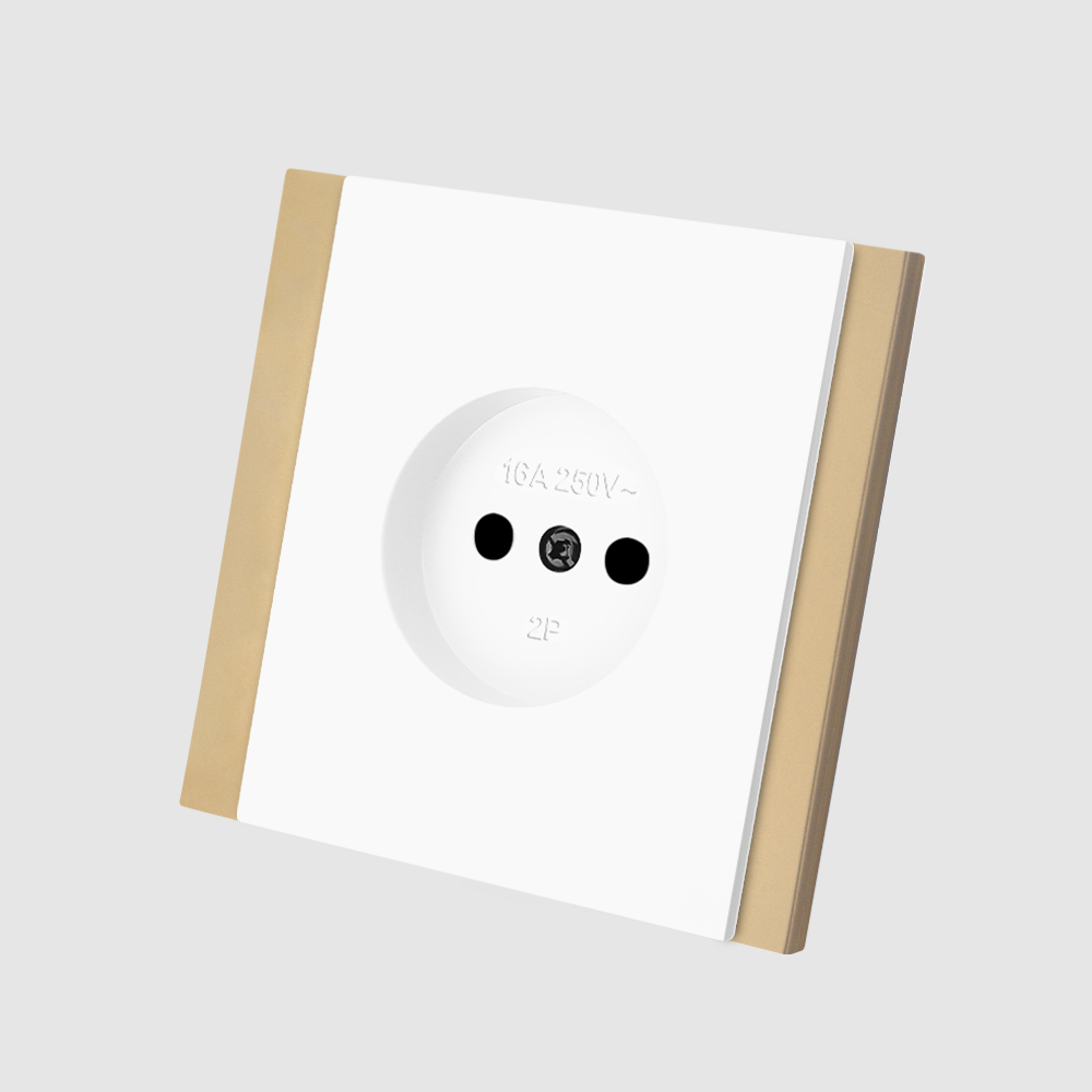 1 Socket White