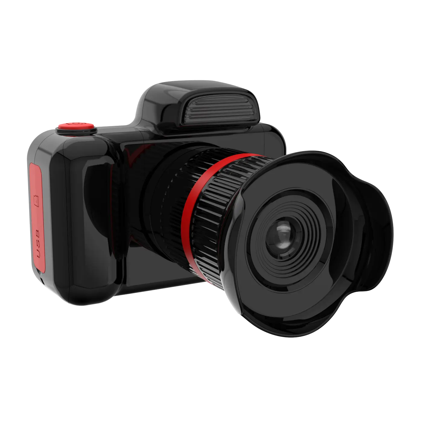 Heap-cámara digital para niños, juguete automático de brillo de 1080p con pantalla IPS de 2,0 pulgadas, grabadora de vídeo para selfis