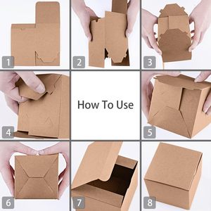 厂家批发小型商业购物纸盒小型纸板收纳盒 - Product Image 6