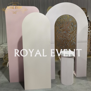 結婚式パーティーカラフルPVCアーチ背景パネルアクリル結婚式ステージ装飾用 - Product Image 2