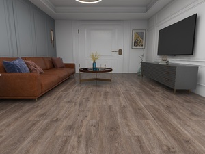 Meşe EIR kabartmalı ceviz PVC vinil döşeme LVT vinil karo SPC ahşap plakalar mühendisi lamine döşeme - Product Image 2