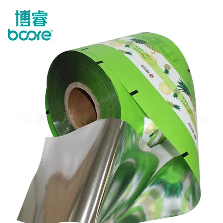 custom printed aluminum foil flexible packaging sachet plastic film roll