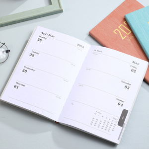 2025 Time Management Plan <strong>Notebook</strong> Notepad PU Cover A5 Agenda Book Month <strong>Index</strong> Planner <strong>Notebook</strong> - Product Image 3