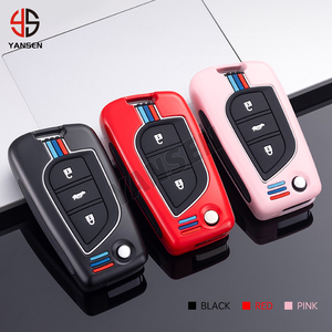 YS Zinc Alloy <strong>Key</strong> Fob Cover for Toyota Camry COROLLA VIOS Highlander Reiz Rav4 <strong>Key</strong> Shell - Product Image 2