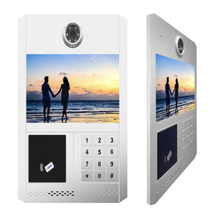 10,1 Zoll 1080P HD Video Smart Door Phone Zwischengesprächssystem mit Fingerabdruck-Sperre und TCP/IP-Sicherheit kompatible intelligente Schlösser