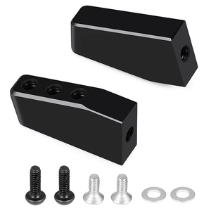 2 adet alüminyum alaşım Servo dağı için 1/16 mini-b 2WD 1/18 mini-t 2.0 RC Buggy kamyon modeli yükseltme parçaları - Product Image 3