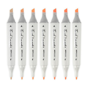 Werbe Twin Nib Skin Tones Farbe Fein und Meißels pitze Art Marker Pen für profession elle Zeichnung - Product Image 5