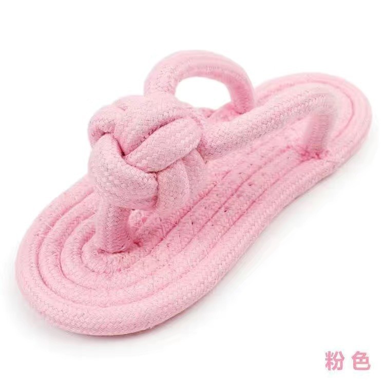 Chaussons en coton rose (env.16*7CM)