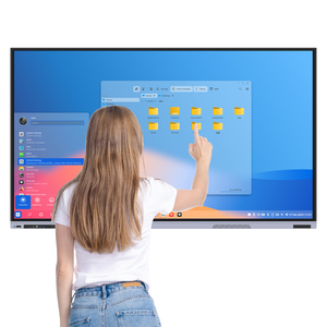 4K Android/Windows OPS 55 65 75 100 pollici interattivo Smart Board Multi Touch Screen lavagna interattiva Computer - Product Image 1