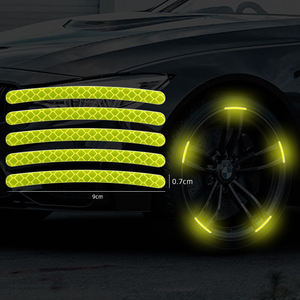 Automotive Reflective Wheel Rim <strong>Decals</strong> - Universal Fit, PVC Waterproof Design - Product Image 2