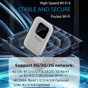 Karbor 4G LTE di động wifi <span class=keywords><strong>hotspot</strong></span> mở khóa internet không dây tốt nhất 4G LTE Wifi Router thiết bị với khe cắm thẻ Sim Wifi - Product Image 2