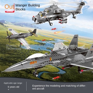 Unisex 6-12 Years Old Military Aircraft <strong>Model</strong> Building Blocks Small Plastic Educational Toys in Box Kid Toy - Product Image 6