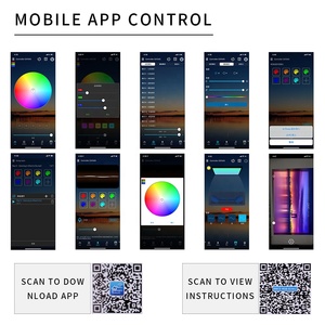 Контроллер для светодиодных лент, 12 В постоянного тока, RGB, Wi-Fi, Android /IOS, мини + ИК, 24 клавиши, 44 клавиши, пульт дистанционного управления для SMD 5050, Светодиодная лента, подсветка через смартфон - Product Image 4
