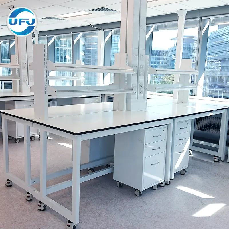 Ufu Hoge Kwaliteit Hot Verkoop University School Ziekenhuis Lab Meubels Epoxyhars Lab Bench