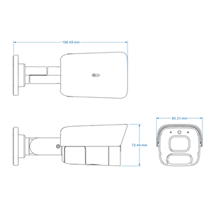 Cámara IP de interior con alarma OSD para seguridad en tiendas y comercios - Product Image 2