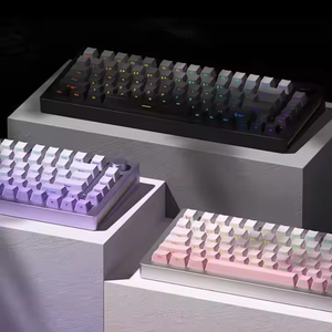 MonsGeek M1W V3 VIA 75% Teclado para juegos retroiluminado RGB de 82 teclas Kit de teclado mecánico de aluminio con perilla programable - Product Image 4