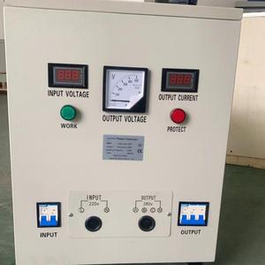 Entrada monofásica Convertidor de frecuencia de salida trifásica de 380V 220V Monofasico Convertidor trifásico Motores 40hp 1A Corriente de salida Inicio