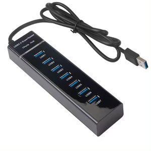 Wholesale Hub <strong>Adapter</strong> <strong>7</strong> <strong>in</strong> <strong>1</strong> Charger <strong>Adapter</strong> Data Transfer USB <strong>7</strong> Charging Ports Hub <strong>Adapter</strong> LED Splitter - Product Image 6