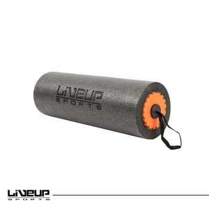 Meilleure vente Ensemble de <span class=keywords><strong>massage</strong></span> musculaire fitness de haute qualité personnalisé Rouleau de yoga en mousse chauffant 3 en 1 Orange + Noir 45x16.5cm LIVEUP - Product Image 3