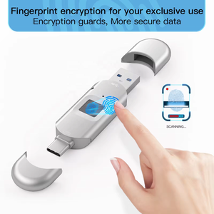 Chiavetta usb crittografata con impronte digitali alla rinfusa usb 3.0 con password Memory Stick protezione da chiavetta di sicurezza - Product Image 6