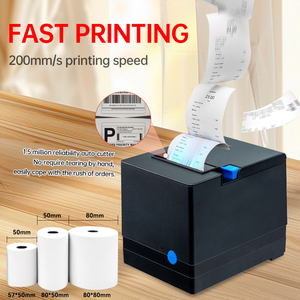 Print-Rite PR-80V 80mm Thermal Receipt <strong>Printer</strong> with USB LAN Auto Cutter for POS System - Product Image 2