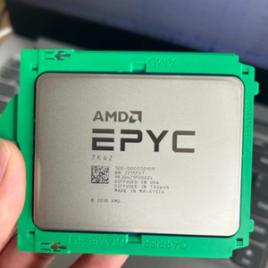 หน่วยประมวลผล7K62 AMD epyc 48ความถี่เทอร์โบสูงสุด3.3GHz ความถี่พื้นฐานโปรเซสเซอร์2.6GHz เซิร์ฟเวอร์ TDP240W Cache192MB ซีพียู - Product Image 1