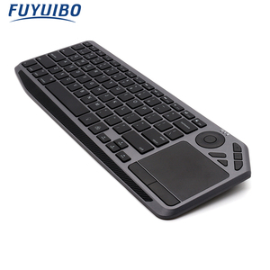 BK9801T Teclado táctil de modo dual ergonómico recargable Retroiluminación 2,4g Teclado inalámbrico Bluetooth con trackpad para Smart TV - Product Image 1