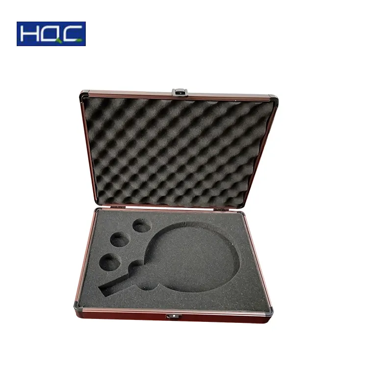 High Quality portable small table tennis aluminium case,table tennis hard racket case