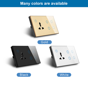 Smart Life App 4 Gang Wifi Switch presa Wifi universale intelligente presa WIFI a parete multifunzione elettrica a 3 Pin intelligente