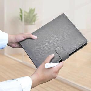 Organizador de cierre magnético de cuero de lujo para negocios, cuaderno planificador con lazo para bolígrafo, cuadernos de 6 anillas de hojas sueltas - Product Image 4