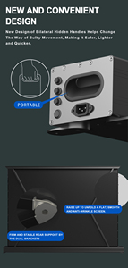 Wupro LeApex, pantalla de proyección motorizada ALR de PVC blanco mate suave de 100 pulgadas, pantalla de proyector de elevación de suelo con Control de voz inteligente - Product Image 4